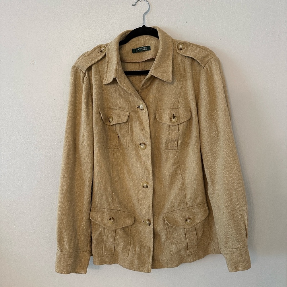 Ralph Lauren Khaki Utility Jacket for Women